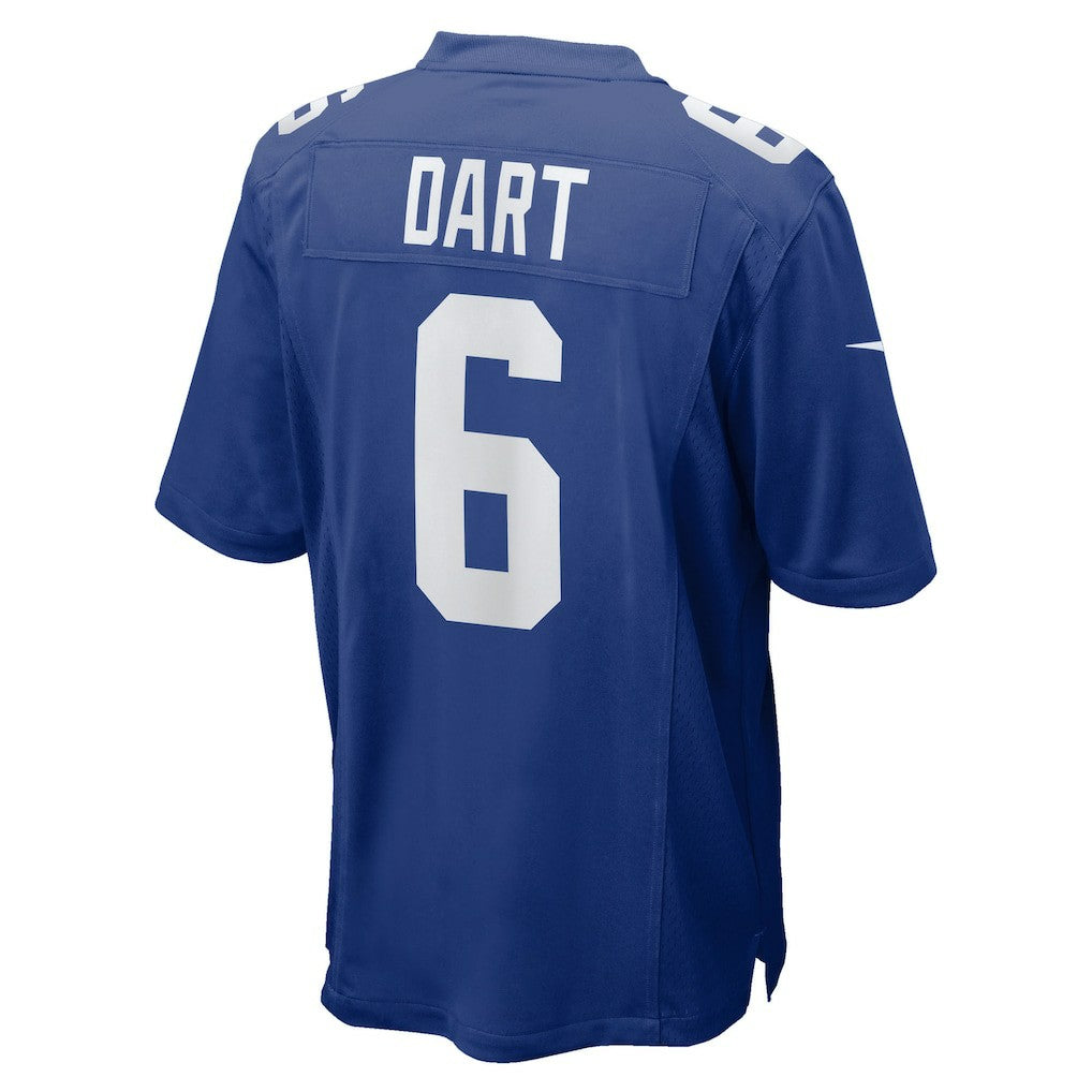 Jaxson Dart New York Giants 2025 NFL Draft First Round Pick Game Jersey Royal