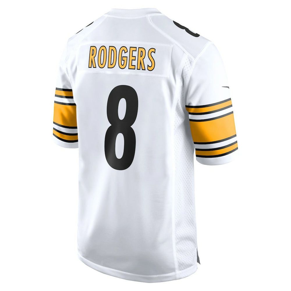 Aaron Rodgers Pittsburgh Steelers Game Jersey White