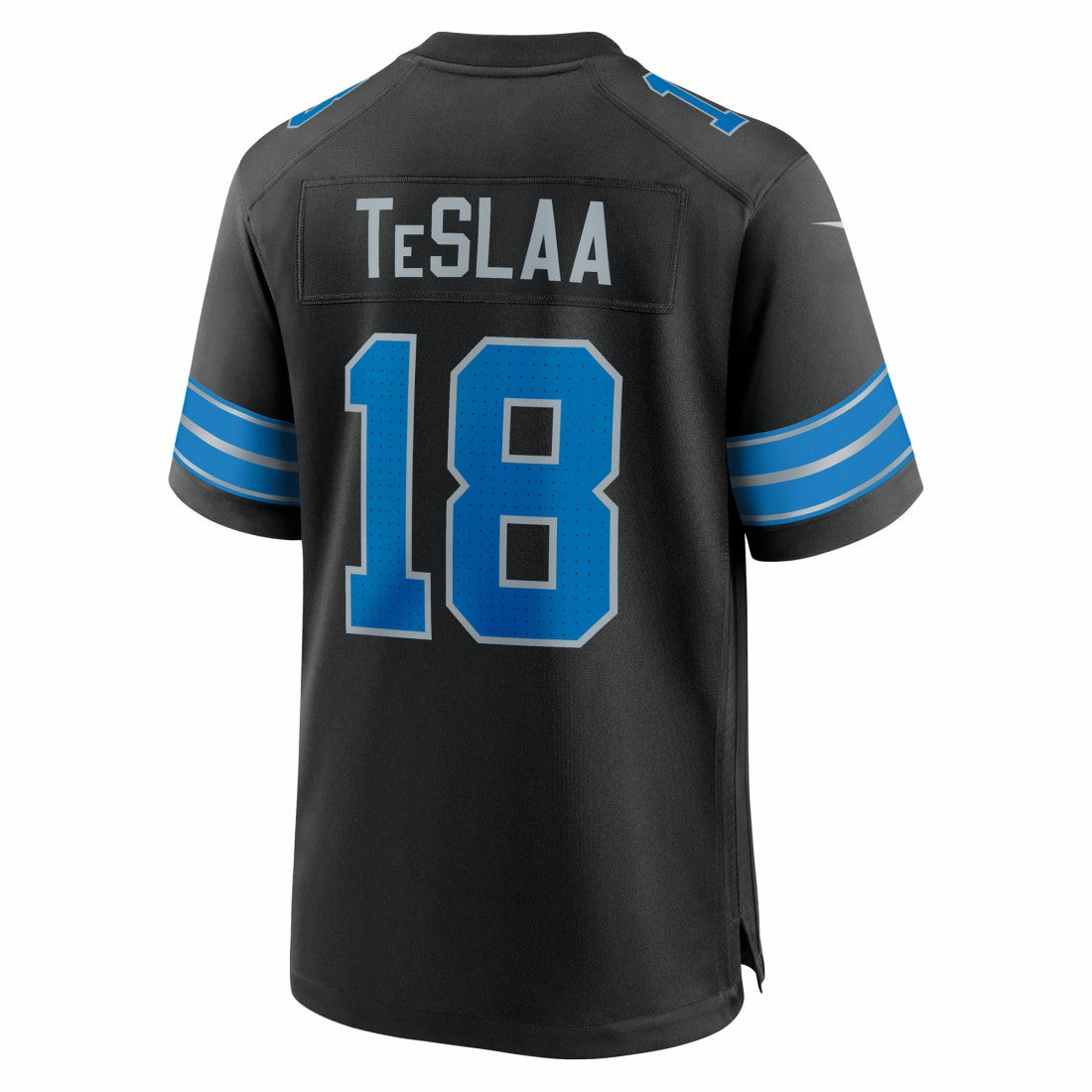 Isaac TeSlaa Detroit Lions Alternate Game Player Jersey Black