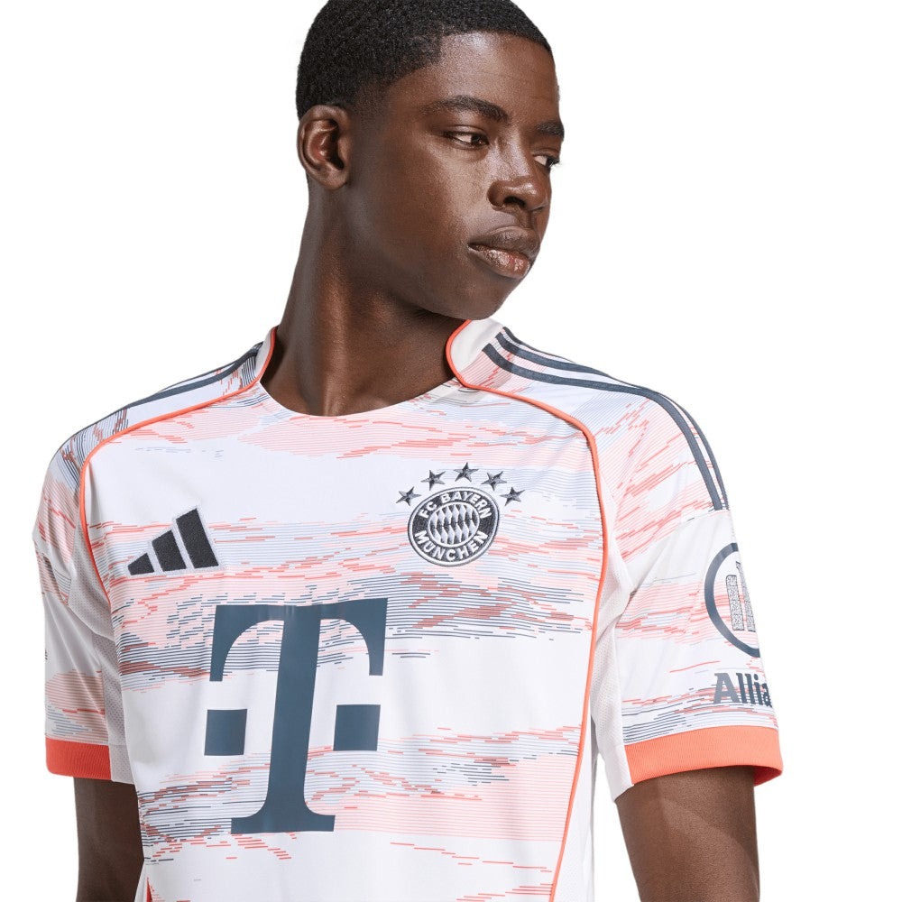 Bayern Munich 2025/26 Away Replica Jersey White