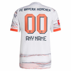 Bayern Munich 2025/26 Away Custom Jersey White