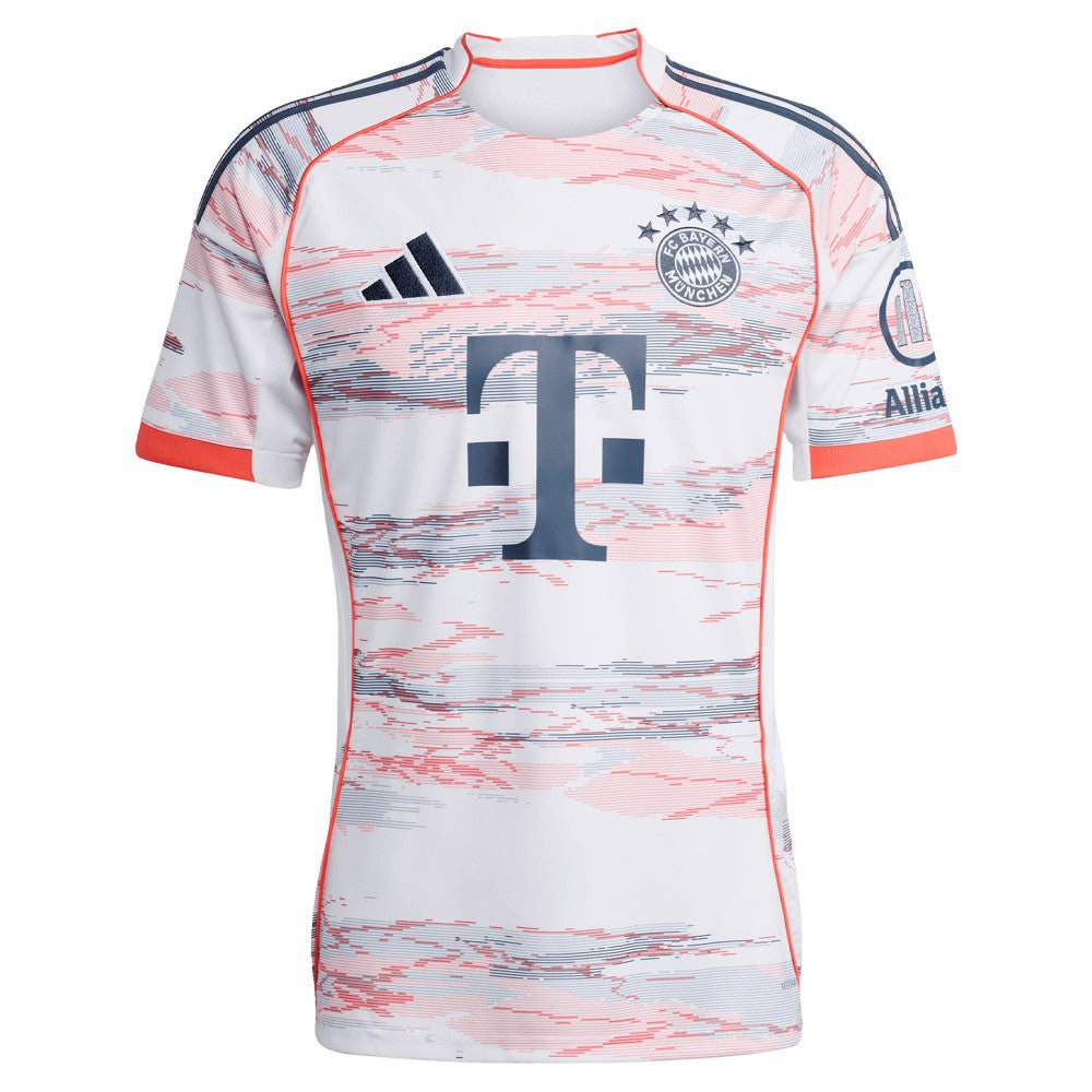 Bayern Munich 2025/26 Away Replica Custom Jersey White