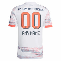 Bayern Munich 2025/26 Away Replica Custom Jersey White