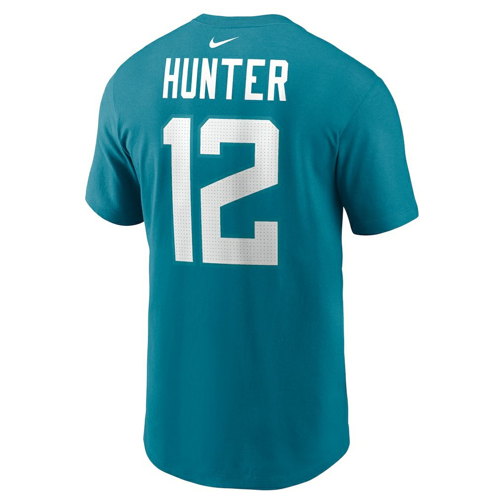 Travis Hunter Jacksonville Jaguars Name & Number T-Shirt Teal