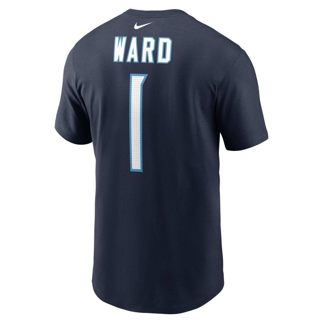 Cameron Ward Tennessee Titans Name & Number T-Shirt Navy