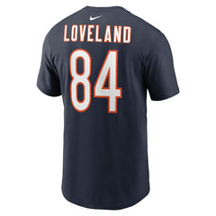 Colston Loveland Chicago Bears Name & Number T-Shirt Navy