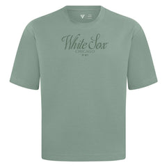 Chicago White Sox Levelwear Ethereal Oversized Luxe Signature Knit T-Shirt - Green T-shirts