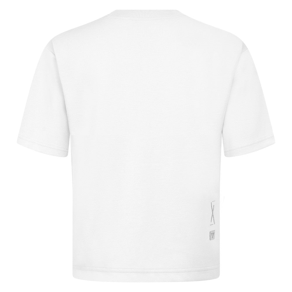 Minnesota Twins Levelwear Ethereal Oversized Luxe Signature Knit T-Shirt - White T-shirts