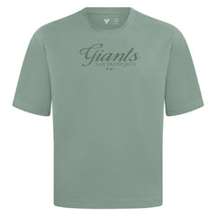San Francisco Giants Levelwear Ethereal Oversized Luxe Signature Knit T-Shirt - Green T-shirts