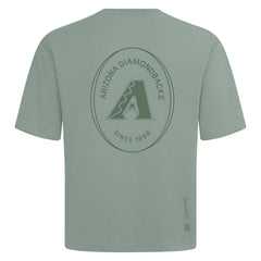 Arizona Diamondbacks Levelwear Signet Oversized Luxe Signature Knit T-Shirt - Green T-shirts