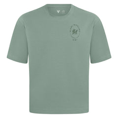 Miami Marlins Levelwear Signet Oversized Luxe Signature Knit T-Shirt - Green T-shirts