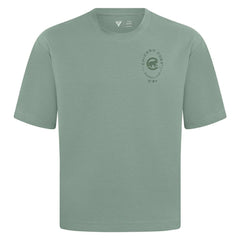 Chicago Cubs Levelwear Signet Oversized Luxe Signature Knit T-Shirt - Green T-shirts
