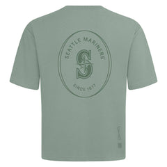 Seattle Mariners Levelwear Register Oversized Luxe Signature Knit T-Shirt - Green T-shirts