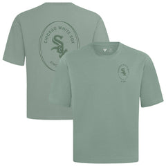 Chicago White Sox Levelwear Register Oversized Luxe Signature Knit T-Shirt - Green T-shirts