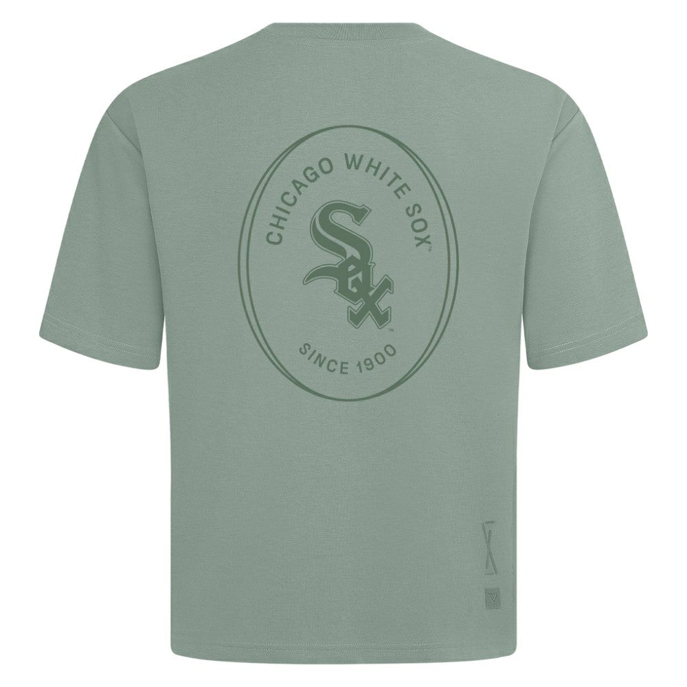 Chicago White Sox Levelwear Register Oversized Luxe Signature Knit T-Shirt - Green T-shirts