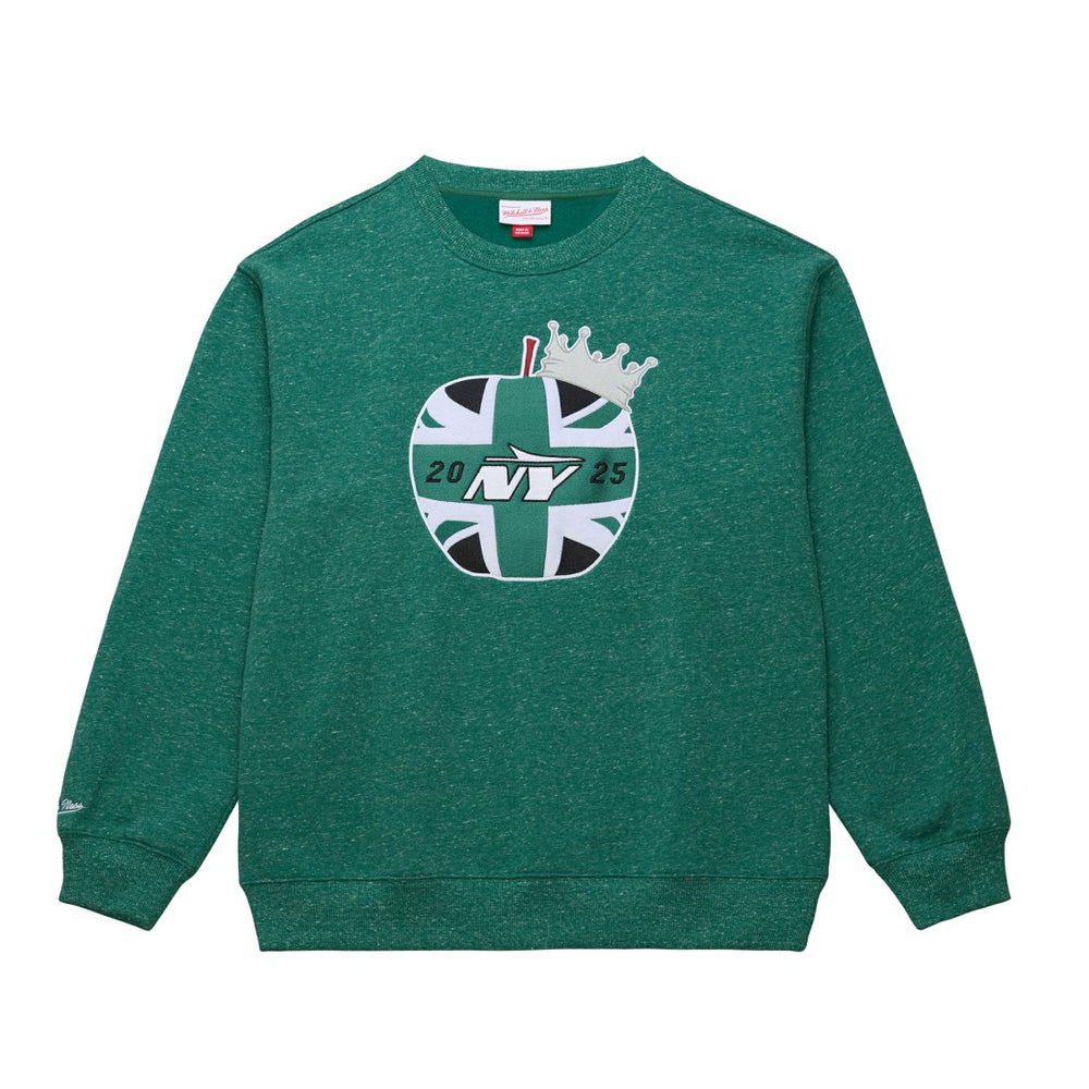 New York Jets Jets In London Throw It Back Fleece Sweatshirt Green