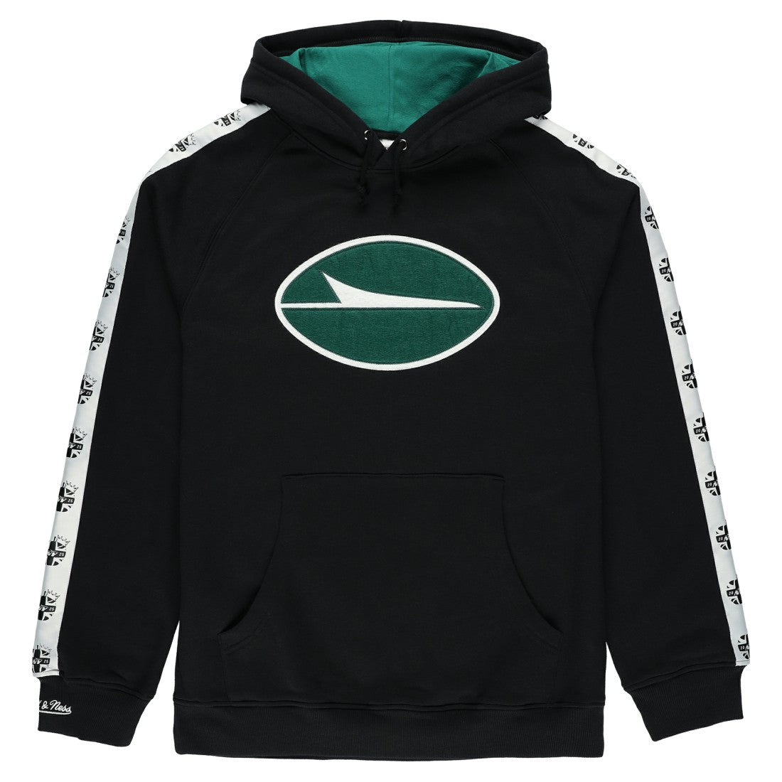 New York Jets In London Big Logo Raglan Hoodie Black
