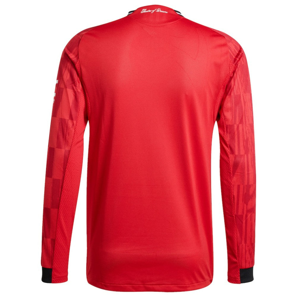 Manchester United Home 2025/26 Player Long Sleeve Jersey Red