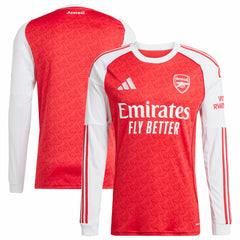 Arsenal 2025/26 Home Replica Long Sleeve Jersey Red sale