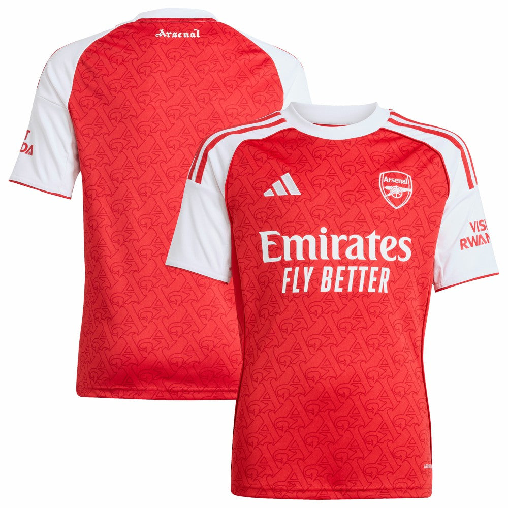 Arsenal Youth 2025/26 Home Replica Jersey Red