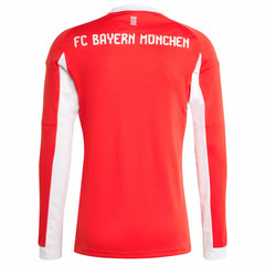 Bayern Munich 2025/26 Home Replica Long Sleeve Jersey Red