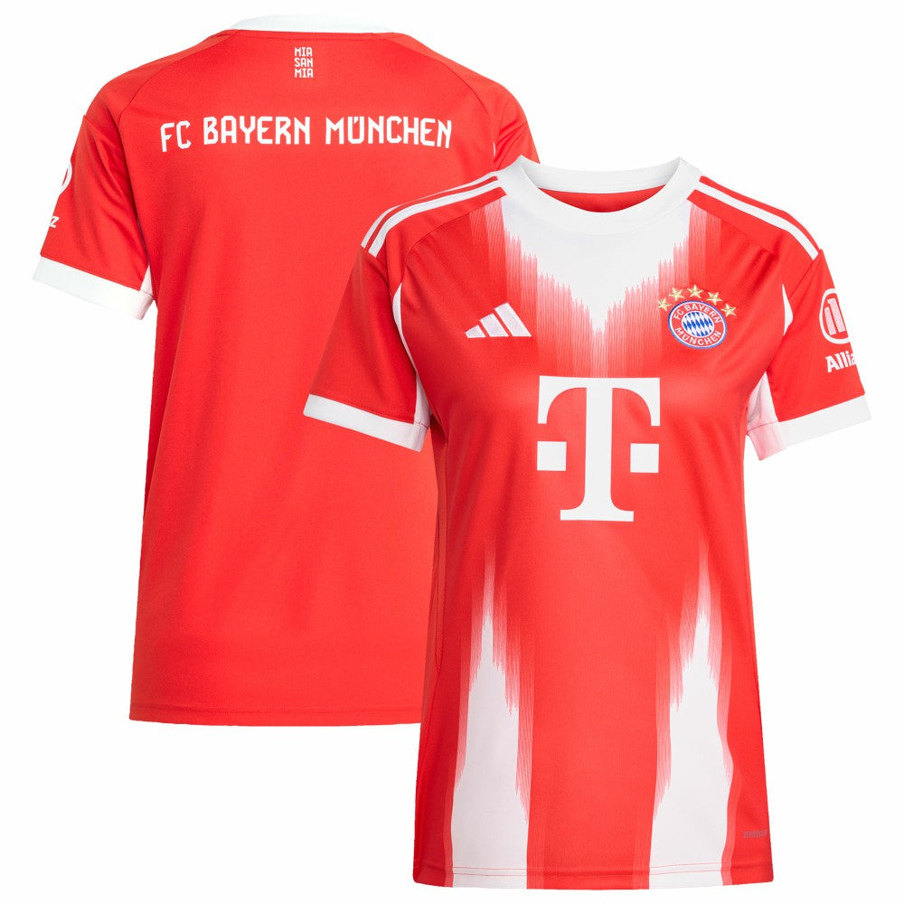 Bayern Munich Women's 2025/26 Home Replica Jersey Red