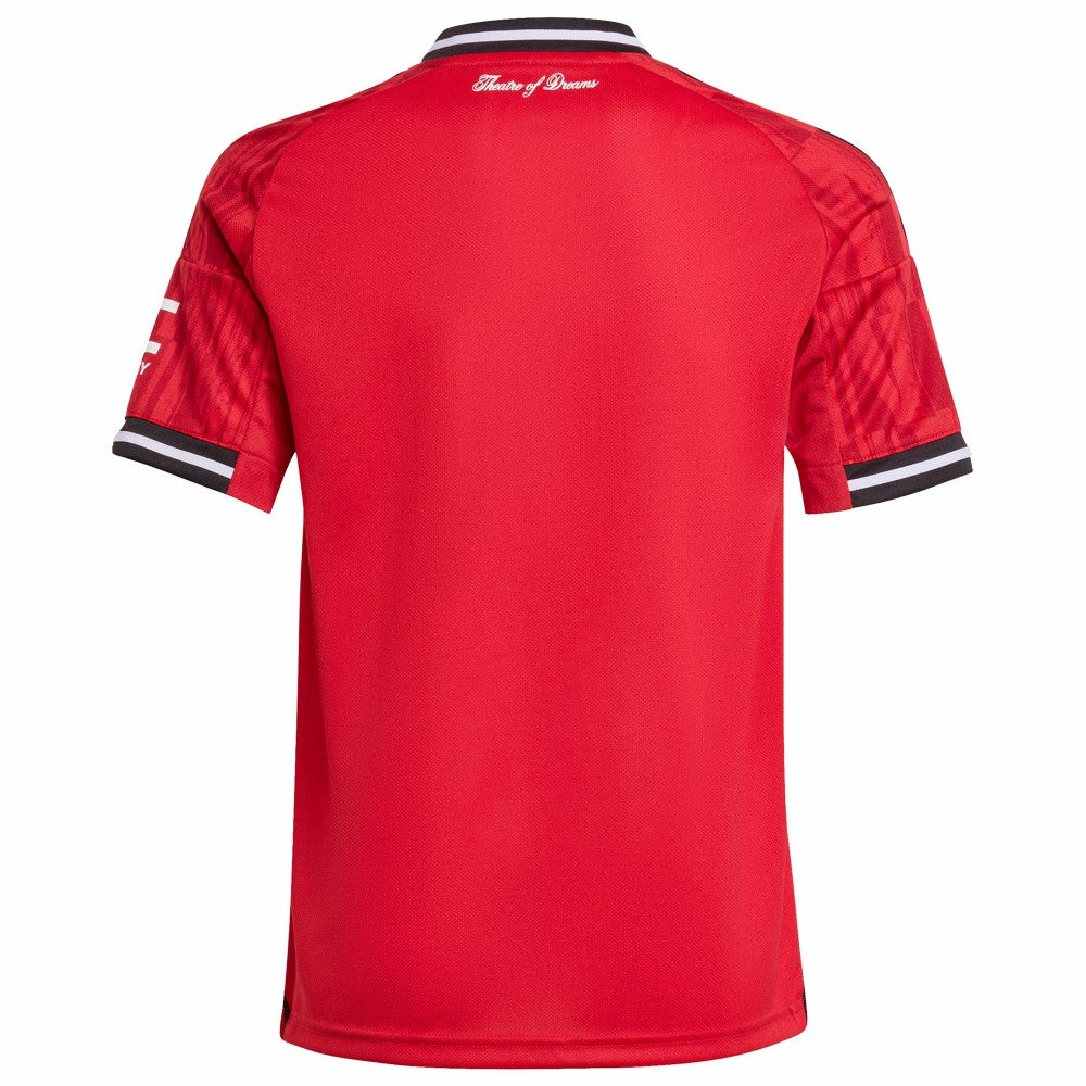 Manchester United Youth Home 2025/26 Replica Jersey Red
