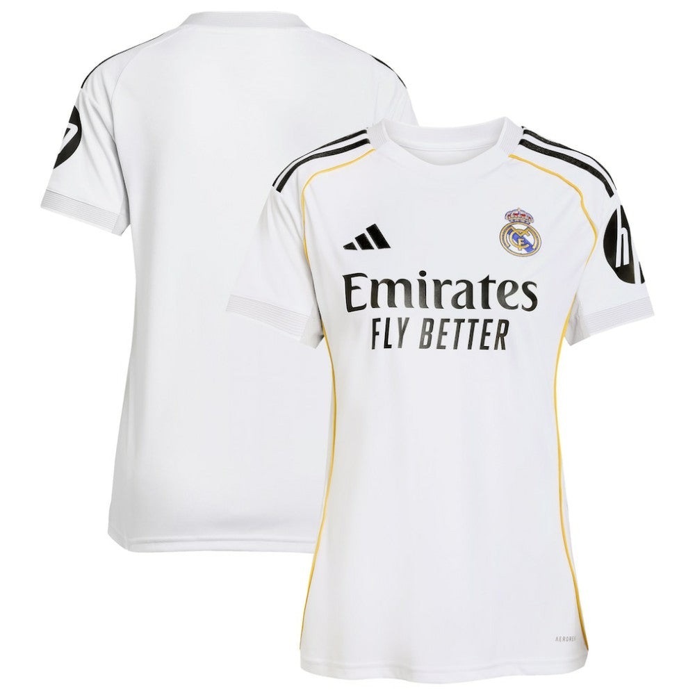 Real Madrid Women's 2025/26 Home Replica Jersey White