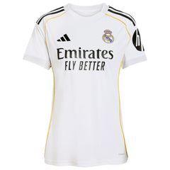 Real Madrid Women's 2025/26 Home Replica Jersey White