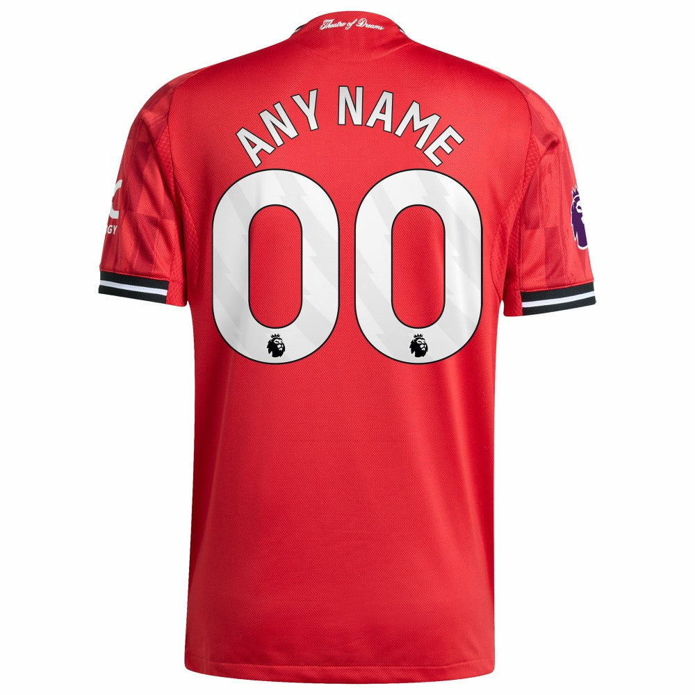 Manchester United Home 2025/26 Custom Jersey Red sale