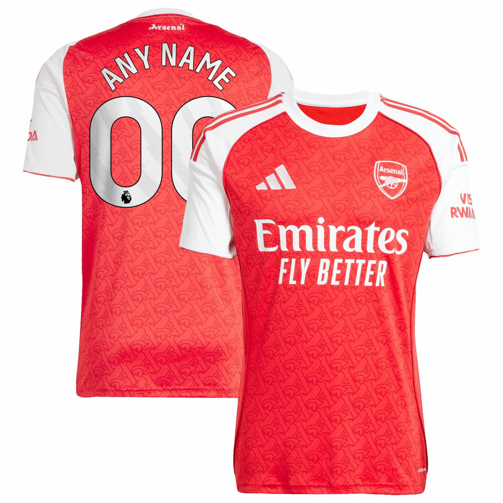 Arsenal 2025/26 Home Replica Custom Jersey Red