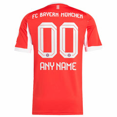 Bayern Munich 2025/26 Home Replica Custom Jersey Red
