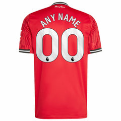 Manchester United Home 2025/26 Custom Replica Jersey Red