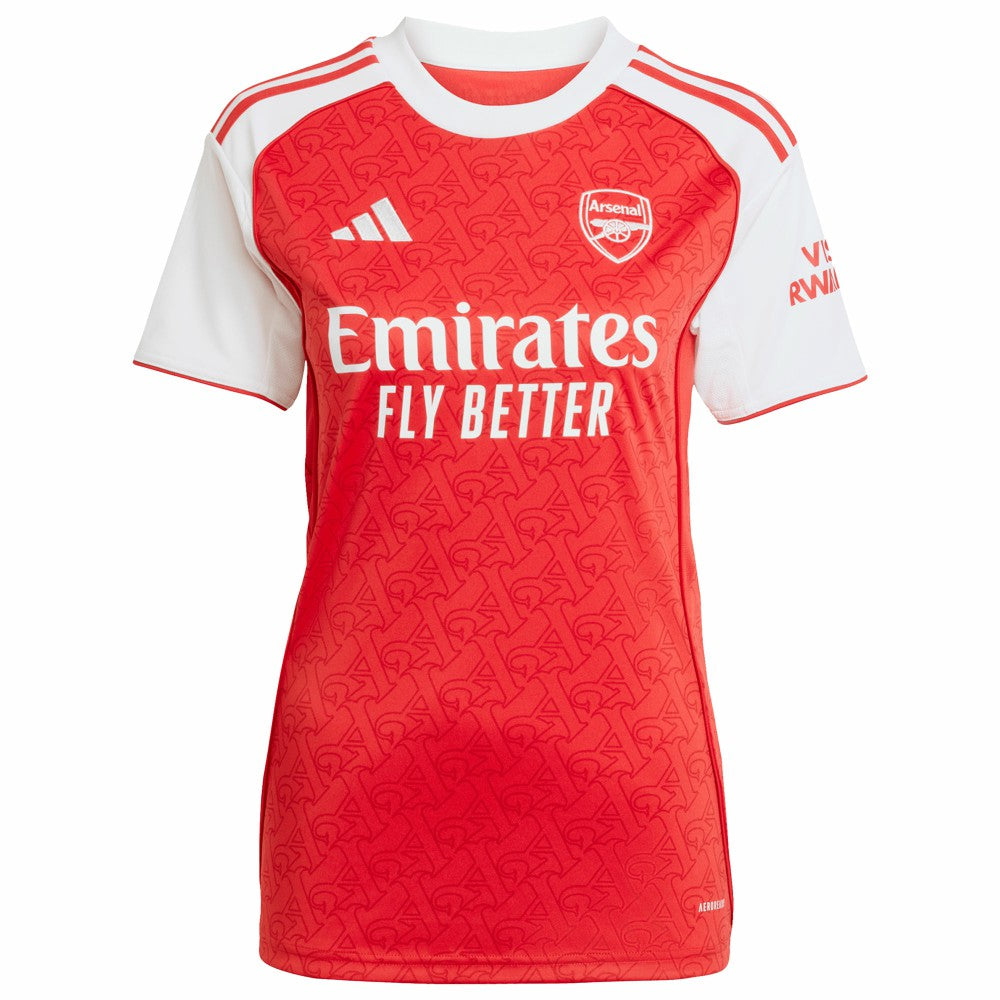 Arsenal Women's 2025/26 Home Replica Custom Jersey Red