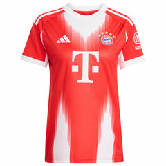 Bayern Munich Women's 2025/26 Home Replica Custom Jersey Red