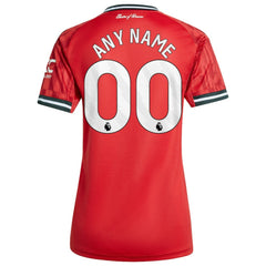 Manchester United Women's Home 2025/26 Custom Replica Jersey Red