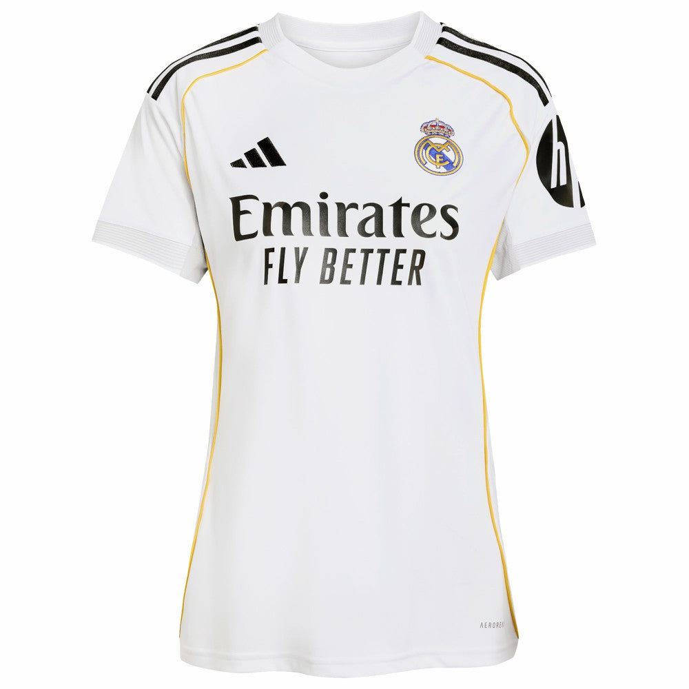 Real Madrid Women's 2025/26 Home Replica Custom Jersey White sale
