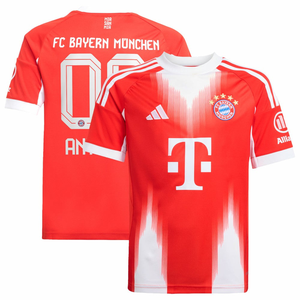 Bayern Munich Youth 2025/26 Home Replica Custom Jersey Red sale