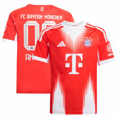 Bayern Munich Youth 2025/26 Home Replica Custom Jersey Red sale