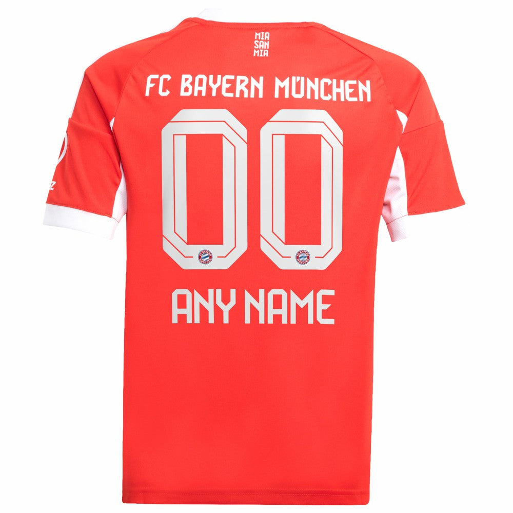 Bayern Munich Youth 2025/26 Home Replica Custom Jersey Red sale