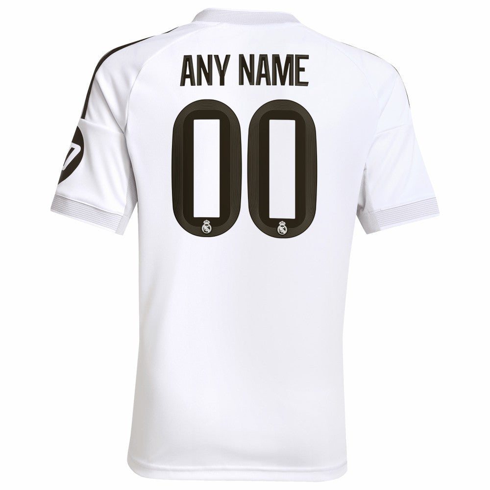 Real Madrid Youth 2025/26 Home Replica Custom Jersey White