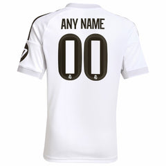 Real Madrid Youth 2025/26 Home Replica Custom Jersey White
