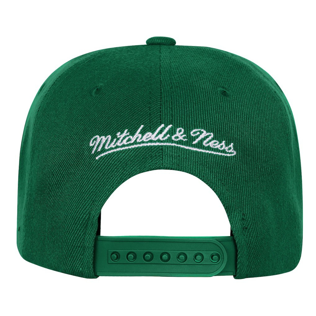 Boston Celtics Youth Anniversary Duo Front Snapback Hat Kelly Green