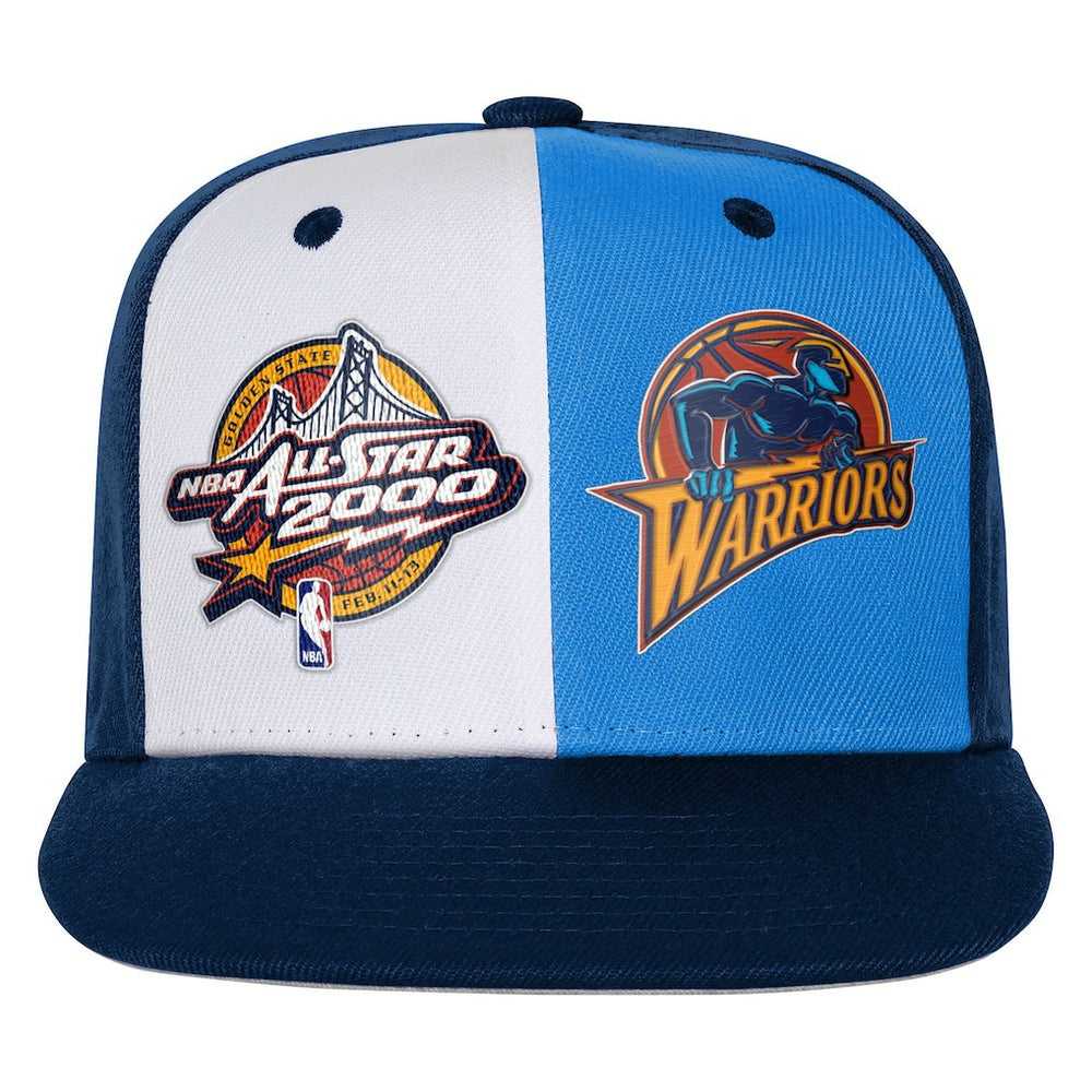 Golden State Warriors Youth 2000 All-Star Game Duo Front Snapback Hat Navy