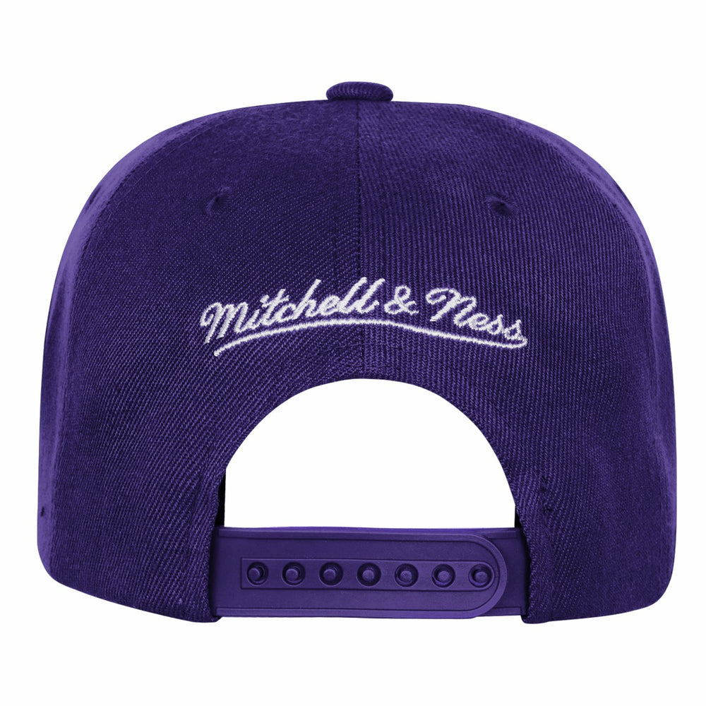 Los Angeles Lakers Youth 50th Anniversary Duo Front Snapback Hat Purple