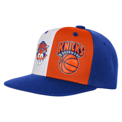 New York Knicks Youth 50th Anniversary Duo Front Snapback Hat Blue