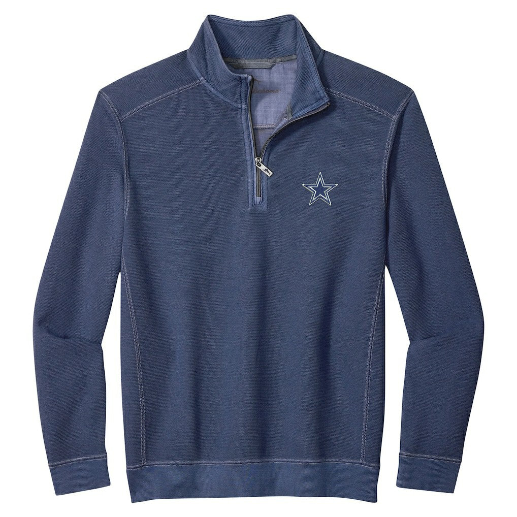 Dallas Cowboys Big & Tall Montego Bay Half-Zip Pullover Navy