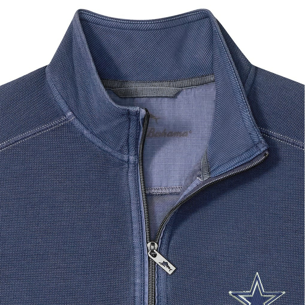 Dallas Cowboys Big & Tall Montego Bay Half-Zip Pullover Navy