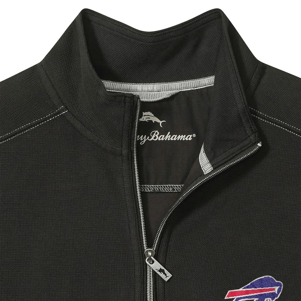 Buffalo Bills Big & Tall Montego Bay Half-Zip Pullover Black