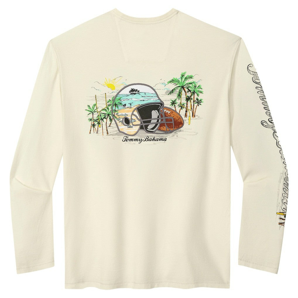 Cincinnati Bengals Oasis Endzone Lux Long Sleeve T-Shirt Cream